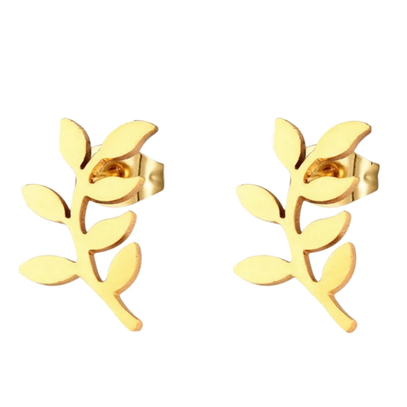 Zweerknopjes goudkleur - Aramat Jewels