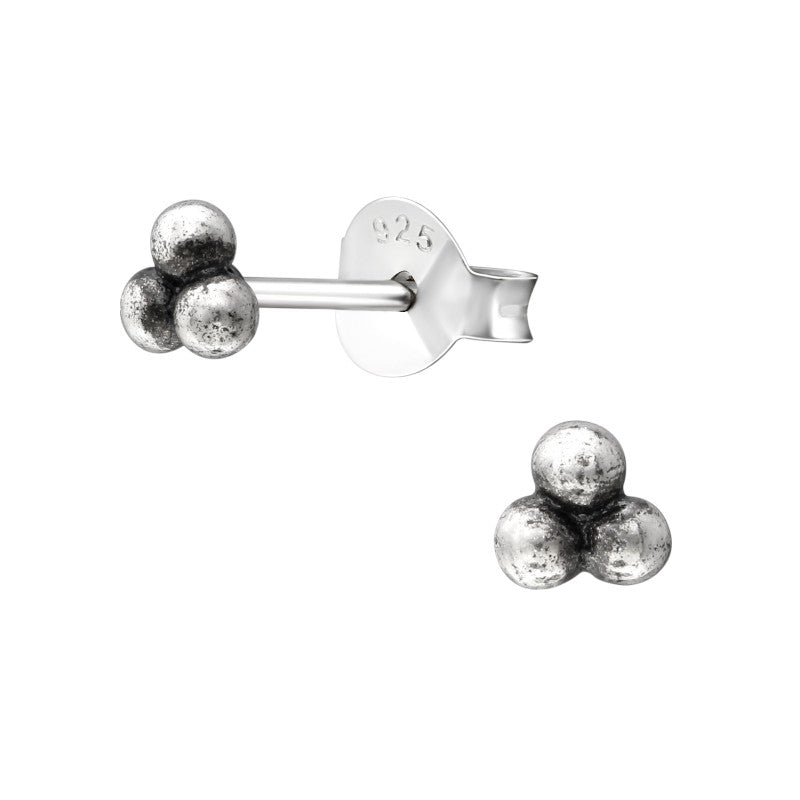 925 zilveren Oorbellen Kinder Dots 4mm - oor1823 - 37321 - Oorbellen kopen# - 4mm - 925 Zilver