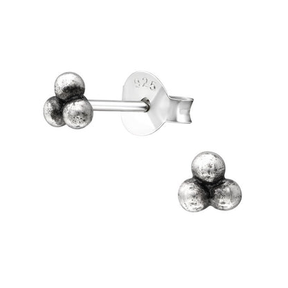925 zilveren Oorbellen Kinder Dots 4mm - oor1823 - 37321 - Oorbellen kopen# - 4mm - 925 Zilver