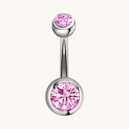Sparkling Zirconia Navel Piercing - Surgical Steel