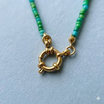 Ladies Beaded Charm Necklace