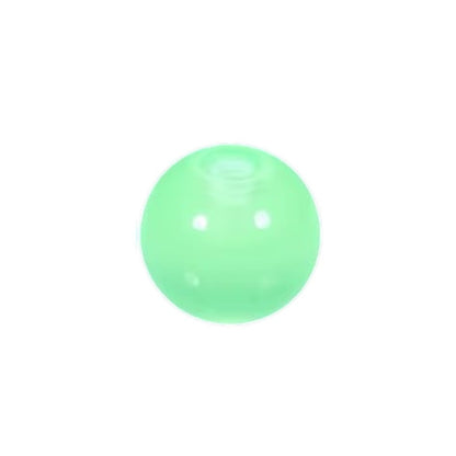 Aramat Jewels glow in the dark piercing balletje van 5mm acryl in lichtgroen voor tong- of navelpiercings.