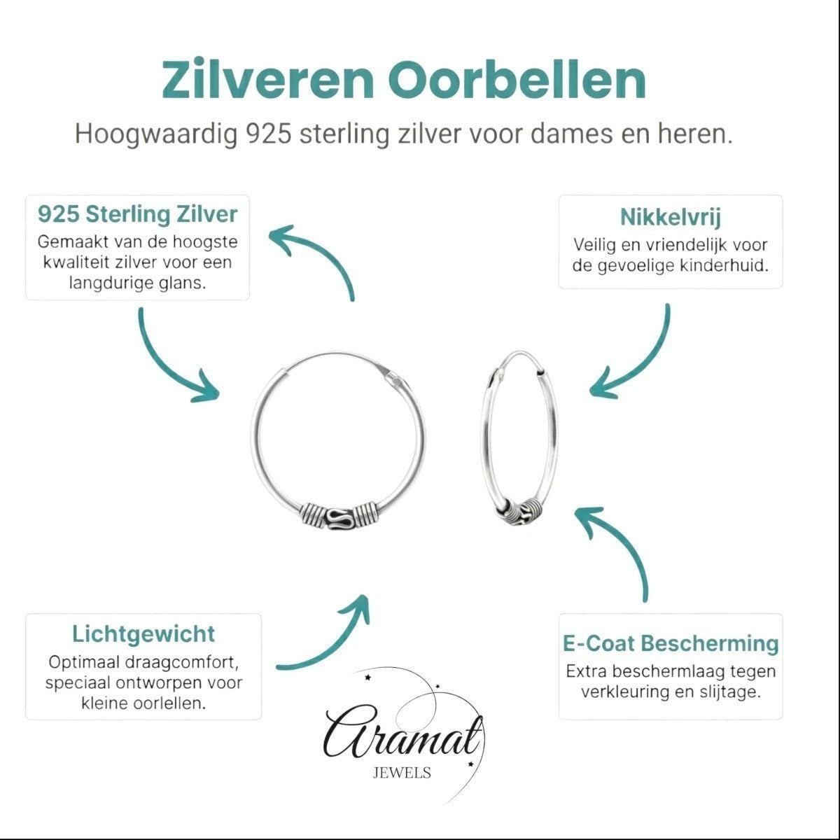 Aramat Jewels 18mm oxidized silver Bali hoop earrings with intricate detailing, nickel-free and lightweight.
