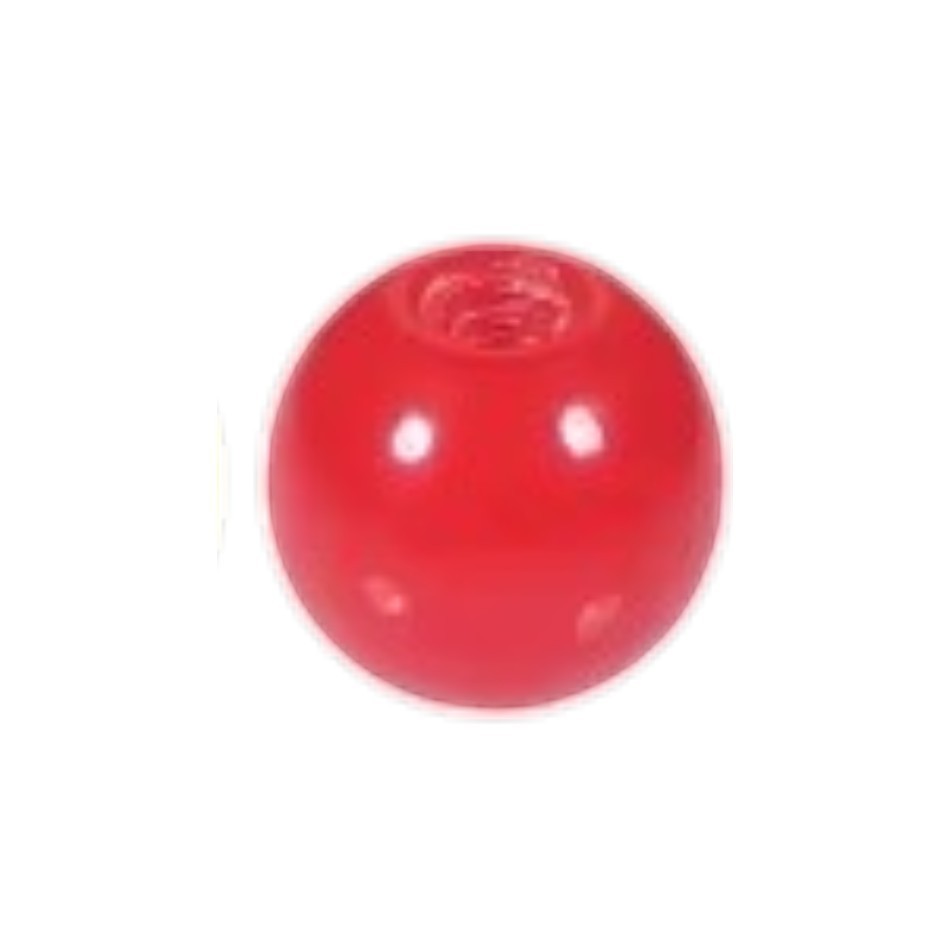 Rood Aramat Jewels piercing balletje van 5mm gemaakt van hypoallergeen acryl voor 1.6mm schroefdraad