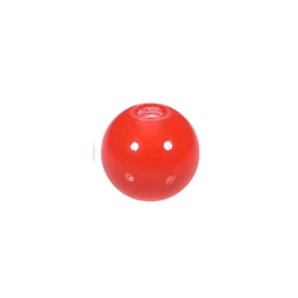 Rood glow in the dark acryl piercing balletje van 6mm voor tong- of navelpiercing van Aramat Jewels