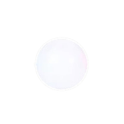 Aramat Jewels transparant acryl piercing balletje van 6mm voor tong- of navelpiercings, lichtgewicht en tandvriendelijk