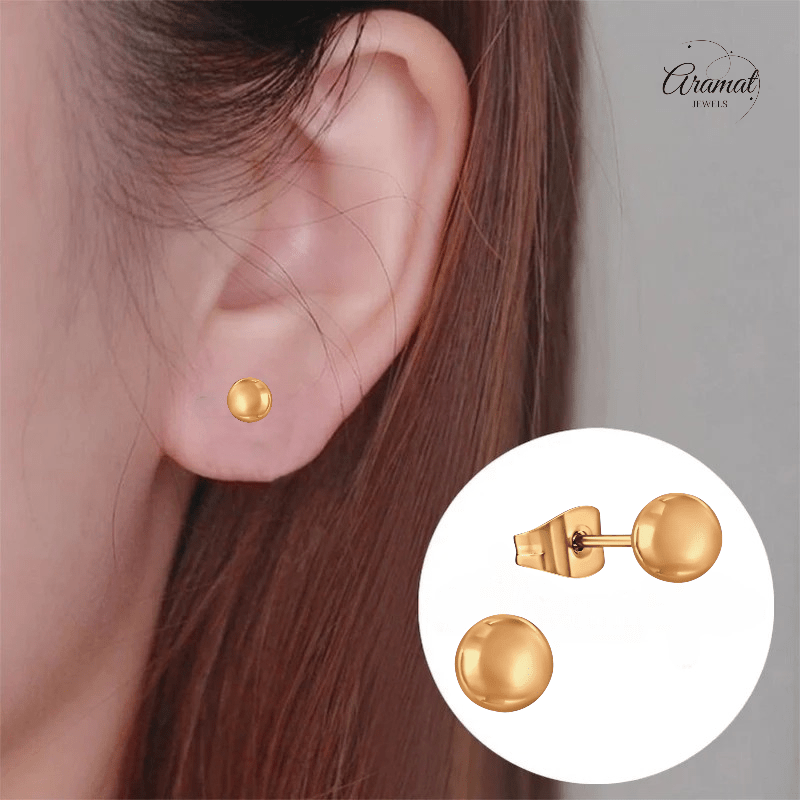 Bolletjes oorbellen – rosékleur – 5mm - oor2726 - 13819 - Oorbellen kopen# - 5mm - alles - bolletjes