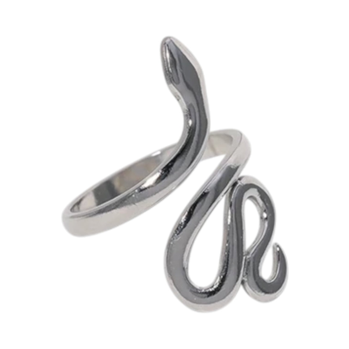 Grote Verstelbare Slangenring van RVS - 28mm Statement Ring - Aramat Jewels - Ringen - cadeautip