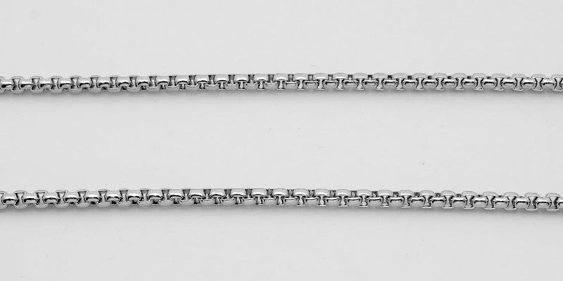 Jasseron Halsketting 3,5mm Zilverkleurig Staal - Aramat Jewels - RVS Sieraden - Halskettingen - cadeautip