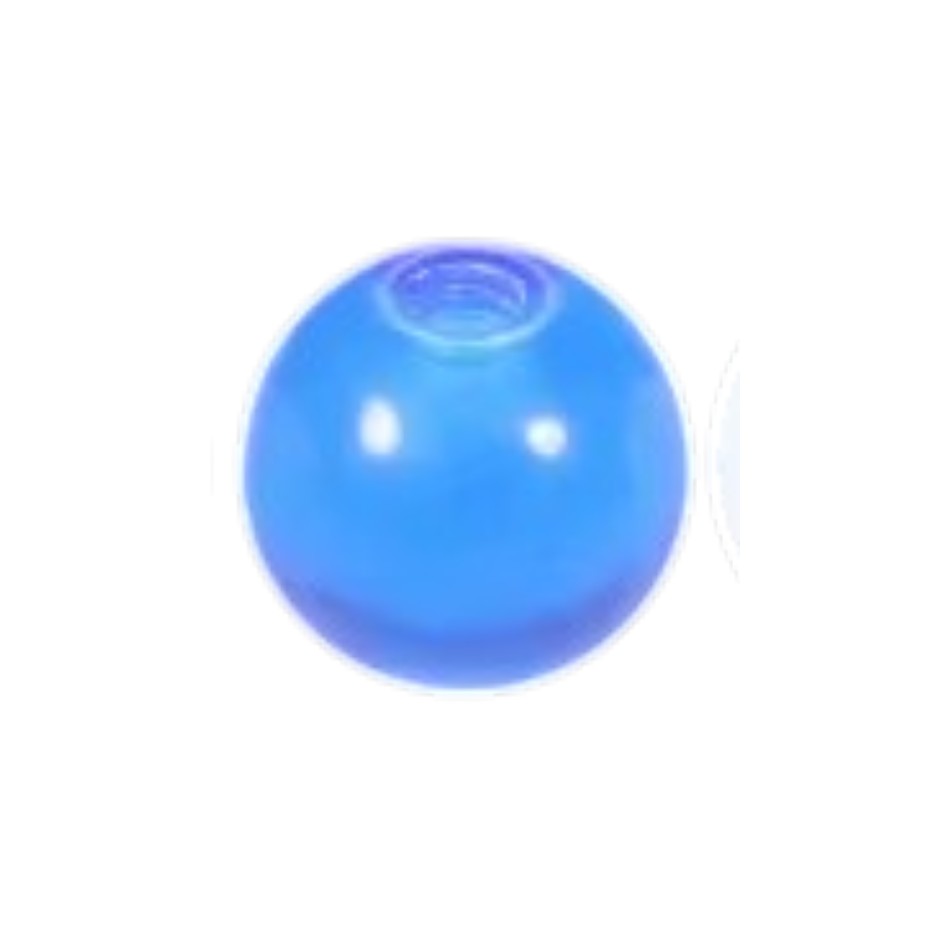Los Piercing Balletje Acryl – Transparant Gekleurd Reserve Balletje – 6mm (1.6mm Dikte)