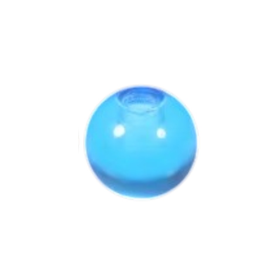 Los Piercing Balletje Acryl – Transparant Gekleurd Reserve Balletje – 6mm (1.6mm Dikte)