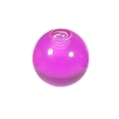 Los Piercing Balletje Acryl – Transparant Gekleurd Reserve Balletje – 6mm (1.6mm Dikte)