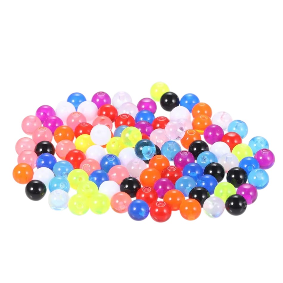 Los Piercing Balletje Acryl – Transparant Gekleurd Reserve Balletje – 6mm (1.6mm Dikte)