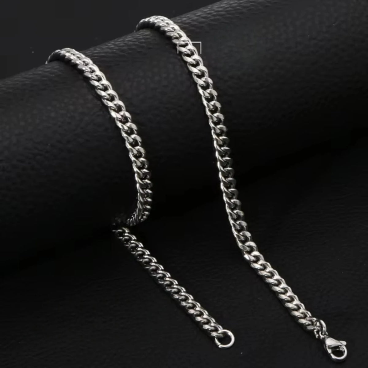 Moderne Zilverkleurige Gourmet Ketting RVS - Aramat Jewels - Halskettingen - cadeautip