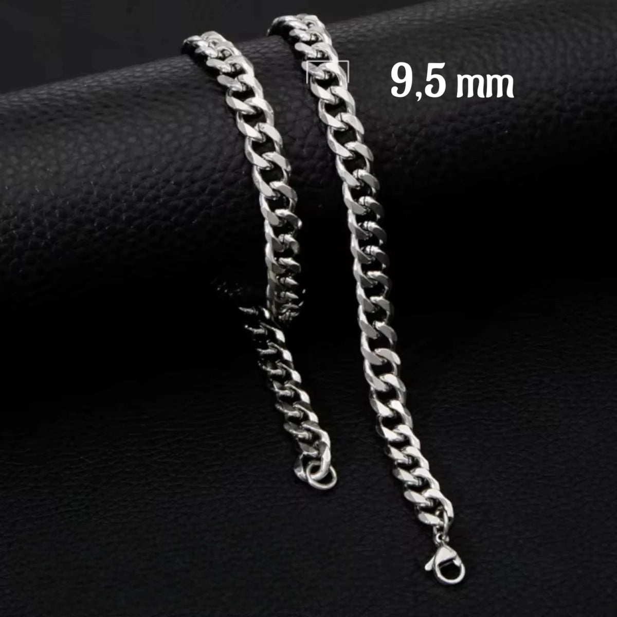 Moderne Zilverkleurige Gourmet Ketting RVS - Aramat Jewels - Halskettingen - cadeautip