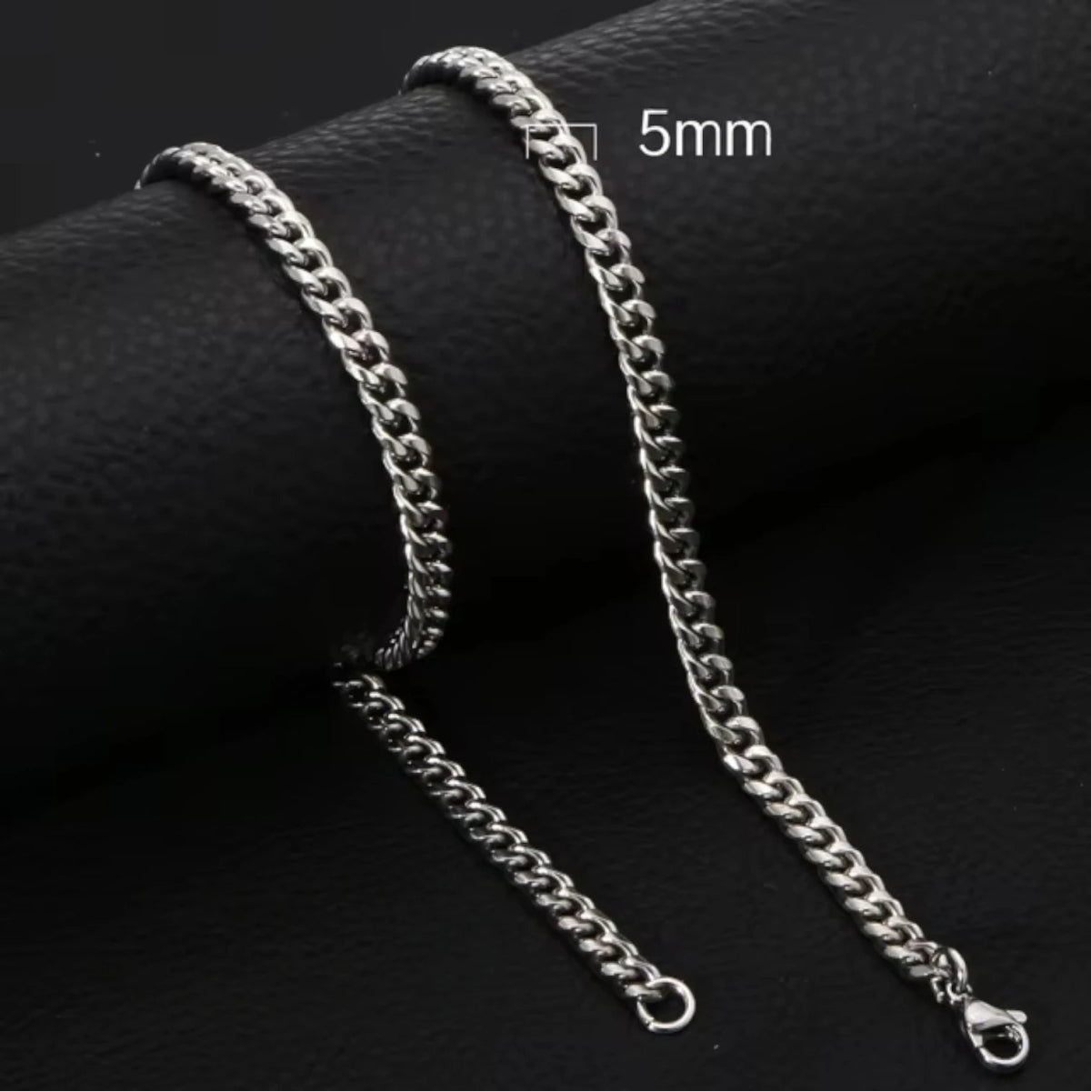 Moderne Zilverkleurige Gourmet Ketting RVS - Aramat Jewels - Halskettingen - cadeautip