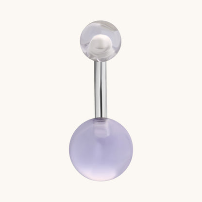 Stylish Transparent Acrylic Navel Piercing