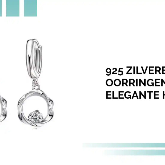 925 Zilveren Oorringen - Elegante Hoepels by@Outfy