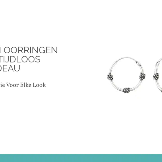 Dunne Bali Oorringen 16mm - Tijdloos Cadeau by@Outfy