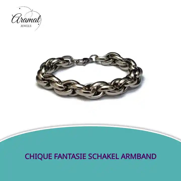 Chique Fantasie Schakel Armband by@Outfy