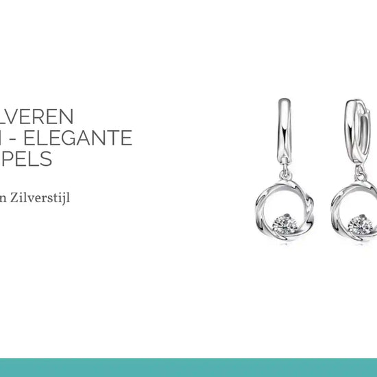925 Zilveren Oorringen - Elegante Hoepels by@Outfy
