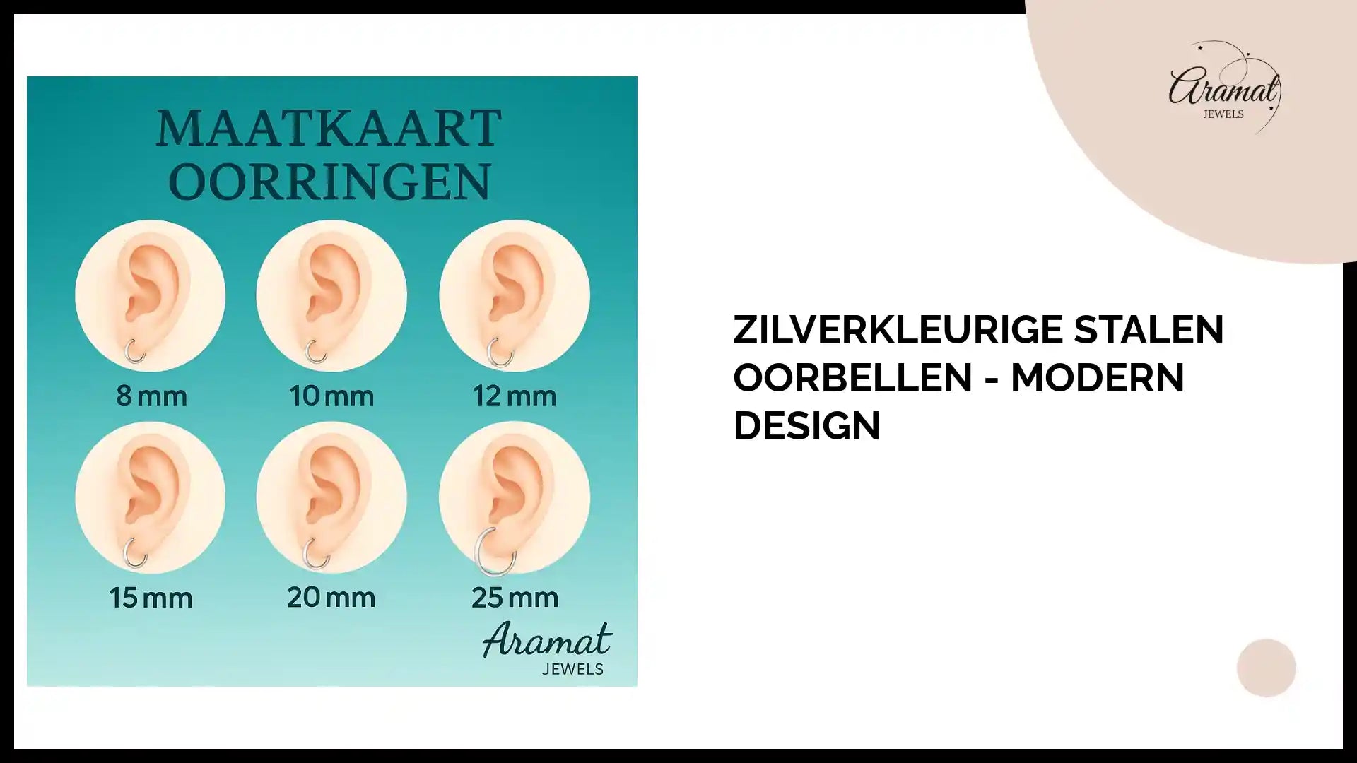 Zilverkleurige Stalen Oorbellen - Modern Design by@Outfy
