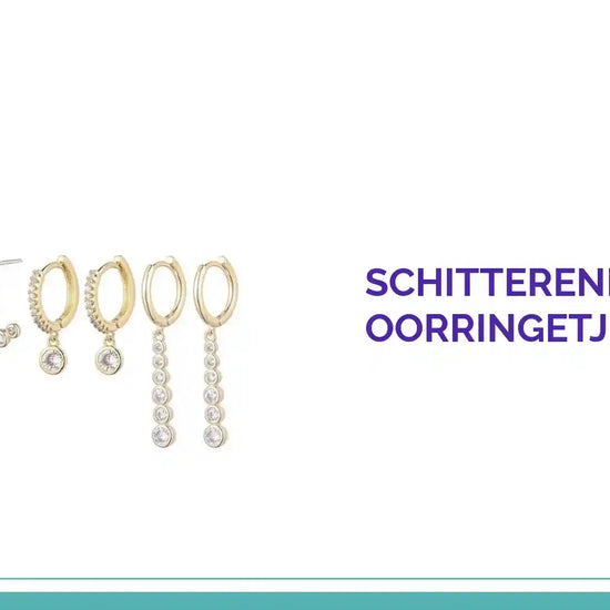 Schitterende Zilveren Oorringetjes Set by@Outfy