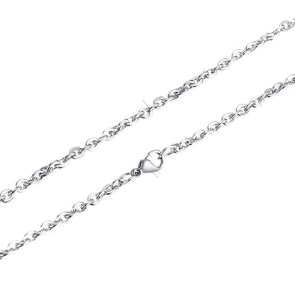 RVS Anker Ketting Zilverkleur 50 - 60cm - Maritieme Schakelketting - Aramat Jewels - Halskettingen - cadeautip