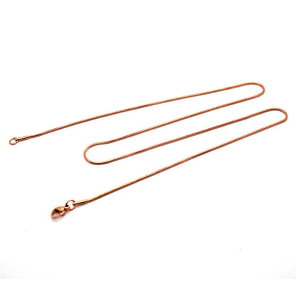 RVS Slangenketting Roségoud Rond - Soepele Snake Chain Ketting - Aramat Jewels - RVS Sieraden - Halskettingen - cadeautip