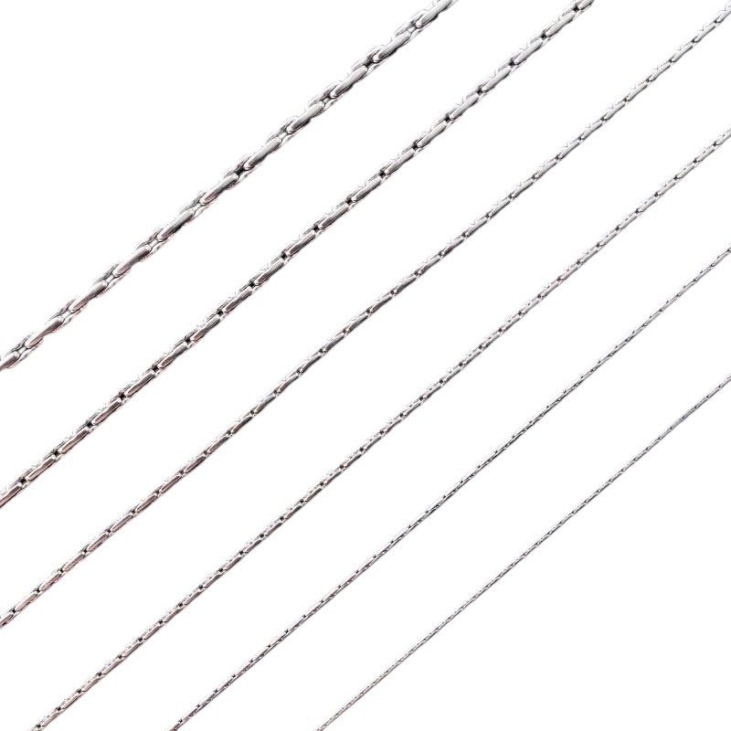 RVS Zilverkleurige Slangenketting unisex - Aramat Jewels - Halskettingen - cadeautip