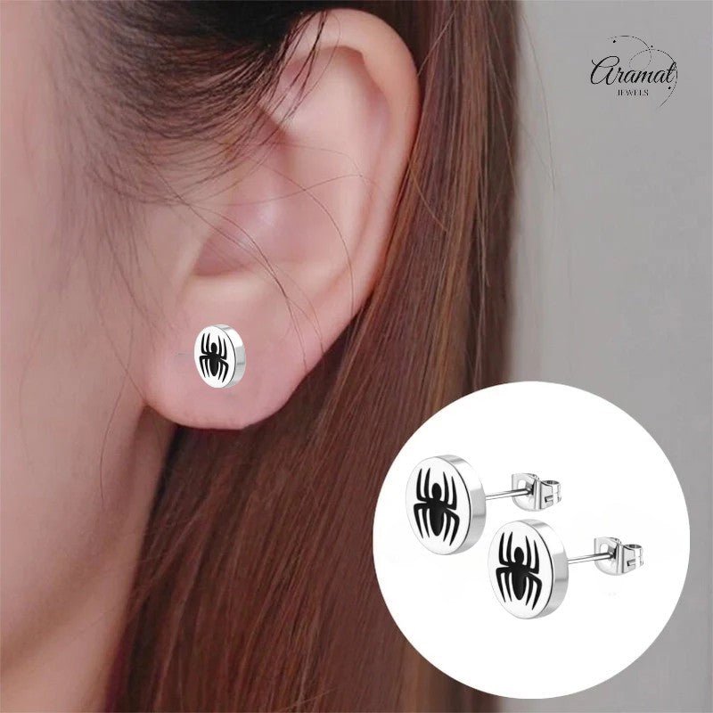 Spin Oorbellen Zilverkleurig RVS – 10mm – Uniseks Dierenoorstekers - oor2844 - tte775 - Oorbellen kopen# - 10mm - alles - cadeau