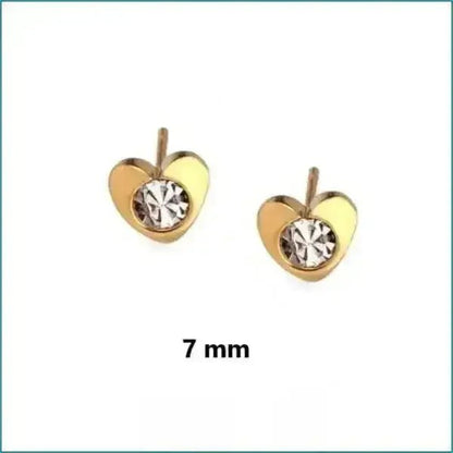 Chirurgisch Stalen Oorbellen Hartjes Zweerknopjes bestellen? Aramat Jewels