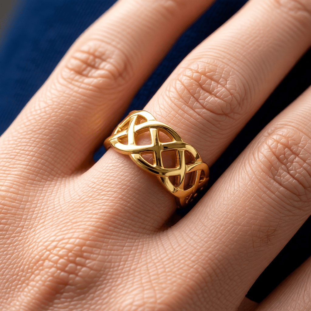 Stalen Verstelbare Open Ring - Gevlochten Motief - One Size - Aramat Jewels - Ringen - cadeautip