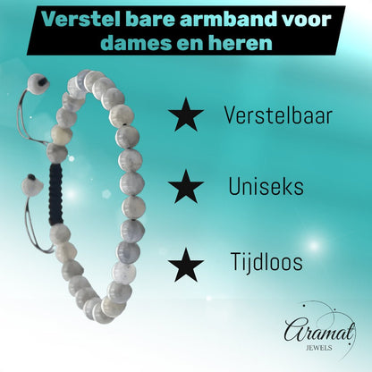 Verstelbare Labradoriet Armband - Aramat Jewels - Armbanden - cadeautip