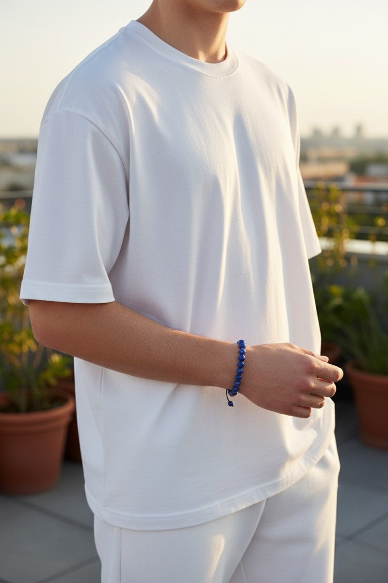 Verstelbare Lapis Lazuli Armband natuursteen - Aramat Jewels - Armbanden - cadeautip