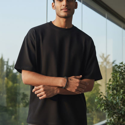 Verstelbare Zwarte Onyx Armband natuursteen - Aramat Jewels - Armbanden - cadeautip