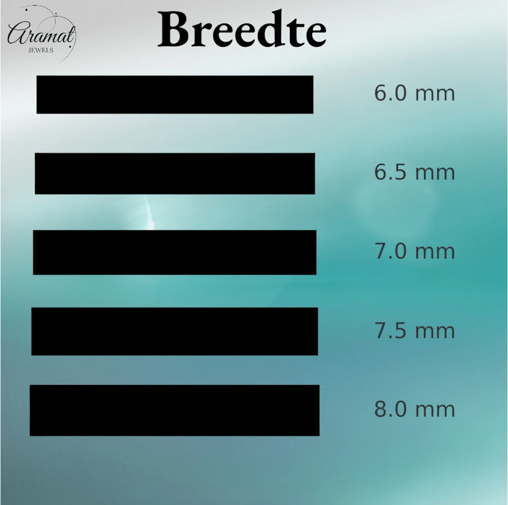 Vossenstaart Halsketting RVS 75 cm – 10 mm - Aramat Jewels - Halskettingen - cadeautip