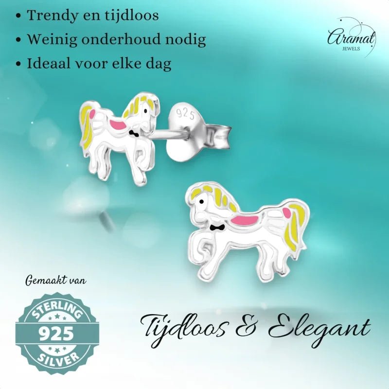 Carrousel paarden oorbellen.