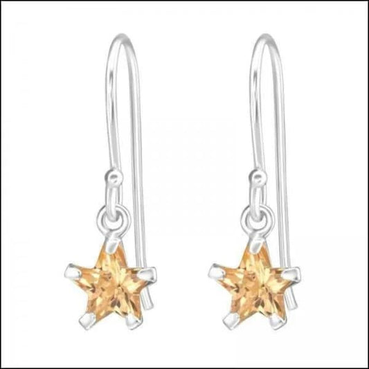 Sterling zilveren ster oorbellen