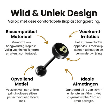 Een set zwarte en gele oordopjes