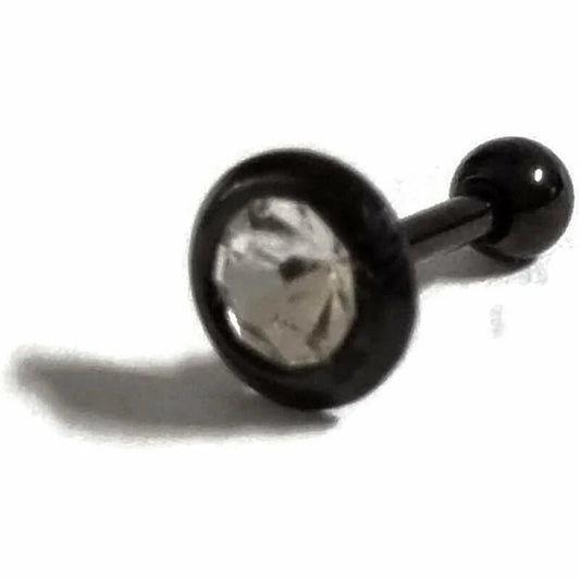 Een paar zwarte en zilveren schroeven