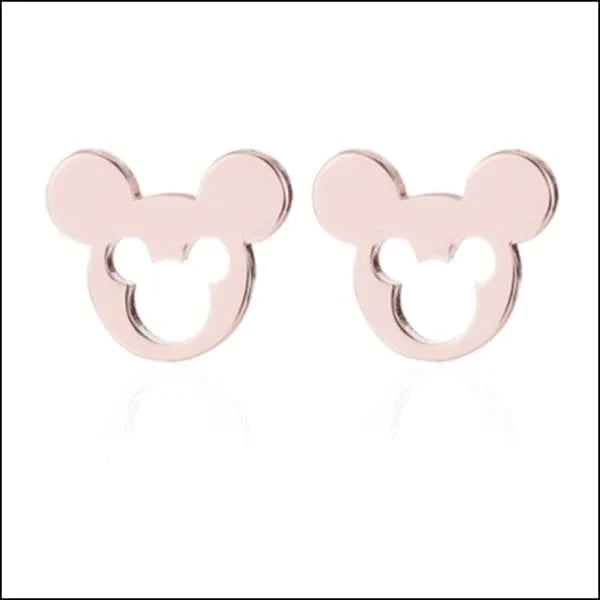 Oorbellen Mickey Mouse Zweerknopjes Staal Rosékleurig 10mm 8720157031819 alles Aramat Jewels chirurgisch staal dames dier Geen edelsteen Geen hanger Geen oormodel Geen steen goudkleurig kinderen Kleur_Goudkleurig Meerdere kleuren oor4227 oorbellen PVD rosékleurig smjell Soort sieraad_Oorbellen Staal zilverkleurig zonder hanger zonder steen Zonder_hanger Zonder_steen zwart zweerknopjes