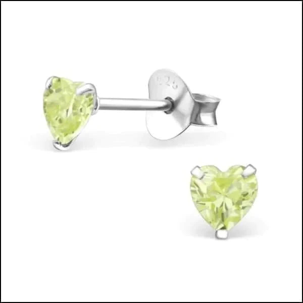 Zilveren Zirkonia Oorbellen Hartje Vanaf 4mm 4mm Licht Groen 4mm 5mm 6mm AB AB Transparant alles Aramat Jewels dames elf925 Geen hanger Geen oormodel Geen_Parel hart kinderen Licht Groen licht_groen lila Meerdere kleuren Met_steen multikleurig Nieuw Olijf groen olijf_groen oorbellen paars plastick rood roze silver transparant zilver zirkonia Zonder_hanger