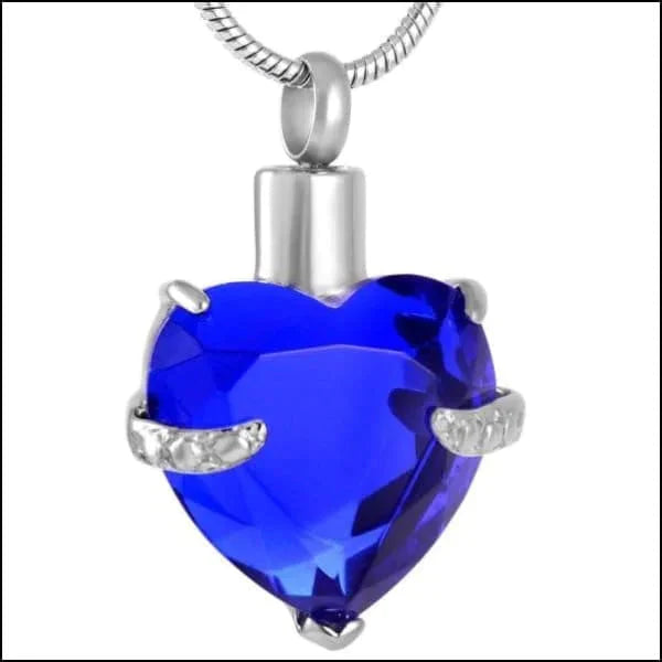 Stalen Ashanger Hart Grote Steen Blauw alles Aramat Jewels ashangers Assieraad blauw chirurgisch staal Fel Roze gedenkhangers gedenksieraden Geen hanger Geen_Parel grijs hang186-8072 hart Meerdere kleuren Nieuw PVD rood roze staal transparant uniseks Volwassenen zirkonia Zwart