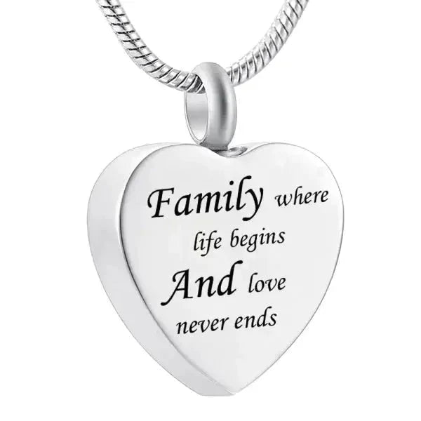 Stalen Ashanger Hart Tekst Family where life begins-2.5x1.8cm alles Always by my side-2.5x1.8cm Always in my heart-Paars-2.5x1.8cm Always in my heart-Roze-2.5x1.8cm Always in my heart-Zwart-2.5x1.8cm Always with you-2.5x1.8cm Always-in-my-heart-sierlijk-2.5x1.8cm ashangers Assieraad chirurgisch staal Family where life begins-2.5x1.8cm gedenkhangers gedenksieraden Geen edelsteen hart i love you to haven and back-25x1.8cm Meerdere Varianten PVD Staal uniseks Volwassenen zilverkleurig zonder steen Zonder_steen