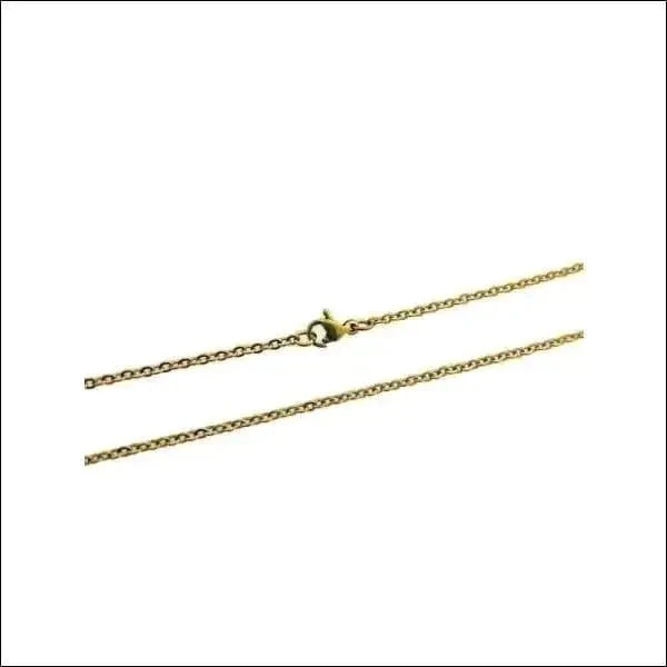 Ankerketting Staal Goudkleurig 2mm 45cm 2mm 45cm alles anker chirurgisch staal dames Geen edelsteen Geen steen Geen_Parel Geen_steen goudkleurig Halskettingen jin Ketting zonder hanger kinderen Minimalistische ketting nakijken PVD Schakelketting Staal Statement ketting tekst uniseks unisex Volwassenen Zonder_hanger Zonder_steen