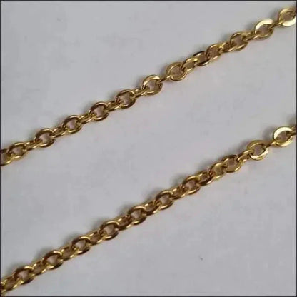 Ankerketting Staal Goudkleurig 2mm 45cm 2mm 45cm alles anker chirurgisch staal dames Geen edelsteen Geen steen Geen_Parel Geen_steen goudkleurig Halskettingen jin Ketting zonder hanger kinderen Minimalistische ketting nakijken PVD Schakelketting Staal Statement ketting tekst uniseks unisex Volwassenen Zonder_hanger Zonder_steen