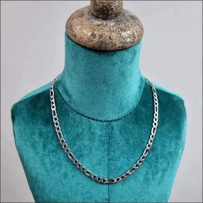 Bewerkte Gourmet Ketting 316l Staal Zilverkleurig 50cm 6mm 50cm 6mm 8720157000464 alles Aramat Jewels chirurgisch staal dames figaro Geen edelsteen Geen_Parel Geen_steen Halskettingen heren ket380-SET55844 Ketting zonder hanger nakijken PVD Schakelketting Staal Statement ketting tekst uniseks unisex Volwassenen zilverkleurig Zonder_hanger Zonder_steen