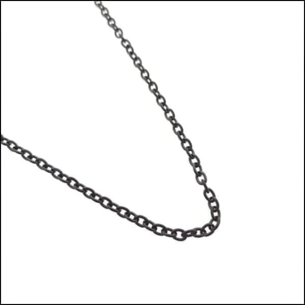 Rvs Anker Ketting Staal Zwart Heren Dames 60cm 3mm 1.5mm 3mm 50cm 55cm 60cm alles anker chirurgisch staal dames Geen edelsteen Geen_Parel Geen_steen halskettingen heren jin Ketting zonder hanger Meerdere Maten Minimalistische ketting PVD Schakelketting Staal Statement ketting tekst uniseks unisex Volwassenen Zonder_hanger Zonder_steen zwart