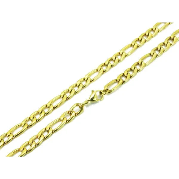 Stalen Figaro Schakel Ketting Goudkleur bestellen? Aramat Jewels